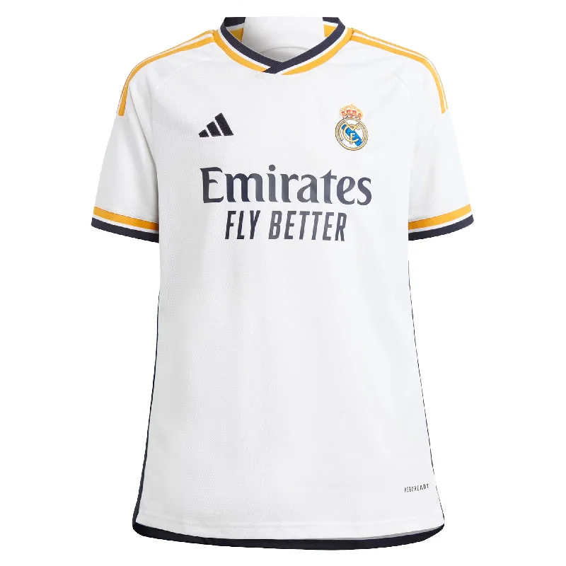 adidas Kids Real Madrid 2023/24 Home Jersey White/Black