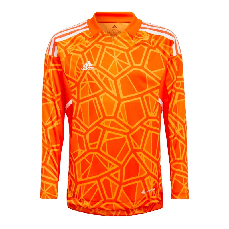 adidas Men's Condivo 22 Long Sleeve Goalkeeper Jersey Orange