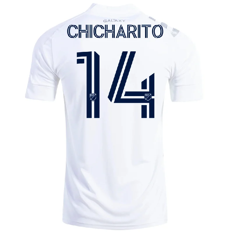 adidas Men's LA Galaxy 2019/20 Chicharito Home Jersey White/Grey