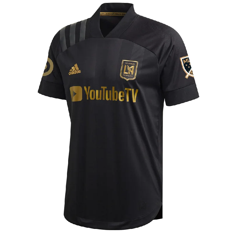 adidas Men's LAFC 2020 Authentic Home Jersey Black/Gold