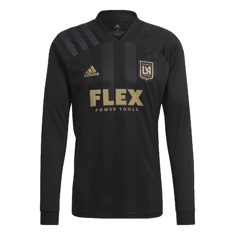 adidas Men's LAFC 2021/22 Long Sleeve Home Jersey Black/Gold