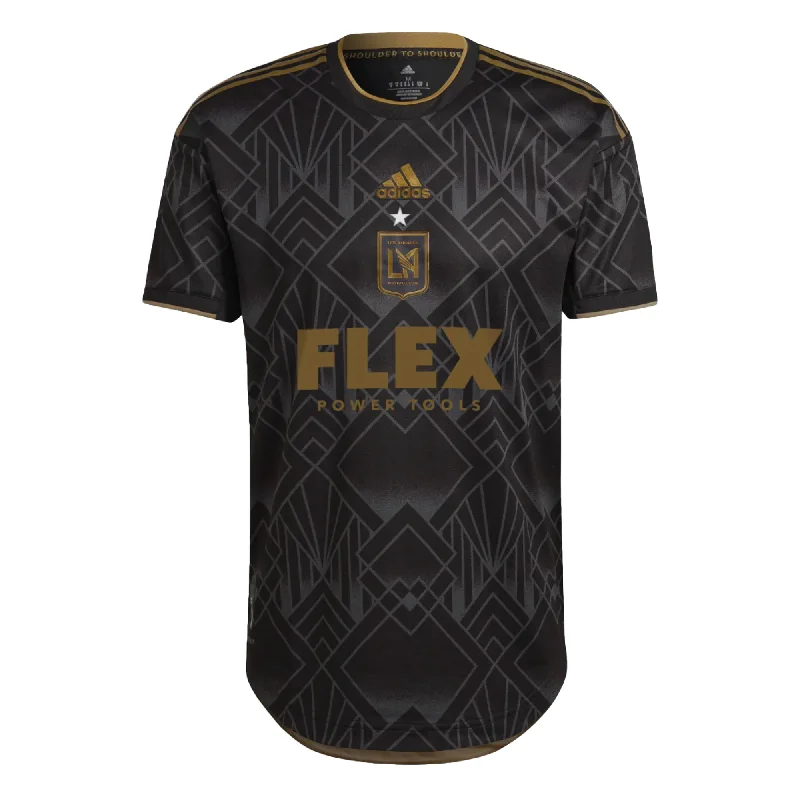 adidas Men's LAFC 2023/24 Authentic Home Jersey Black/Gold