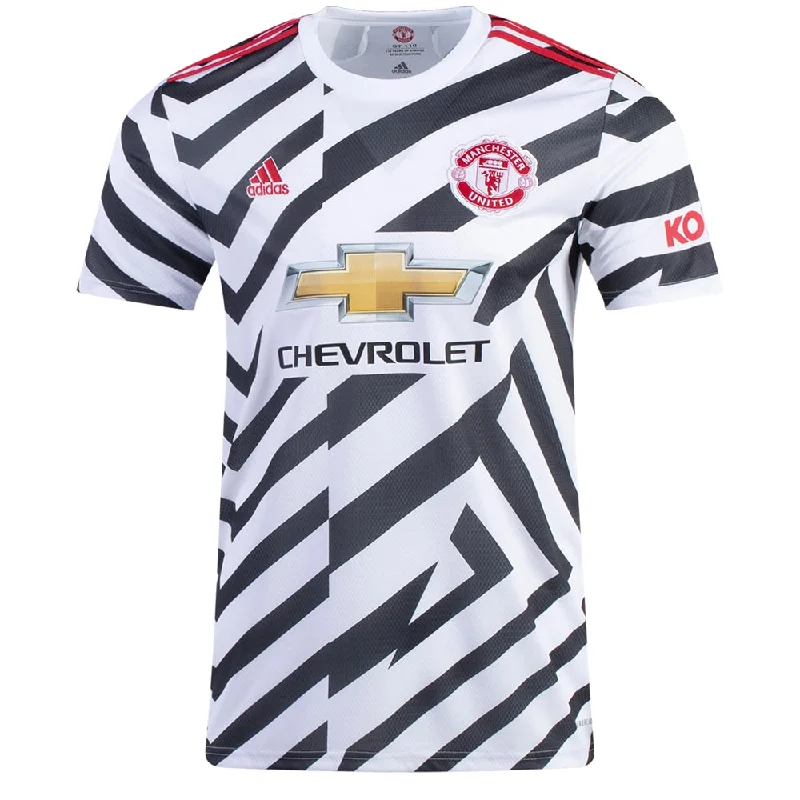 adidas Men's Manchester United 2020/21 Third Jersey White/Black