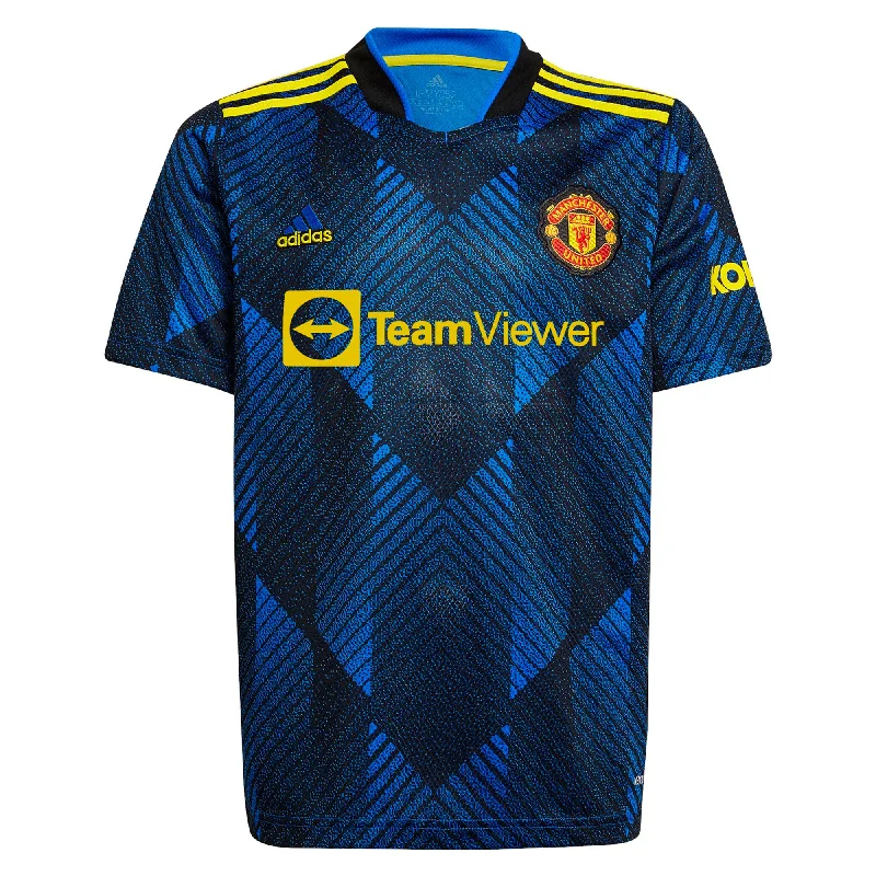 adidas Men's Manchester United 2021/22 Third Jersey Blue/Black