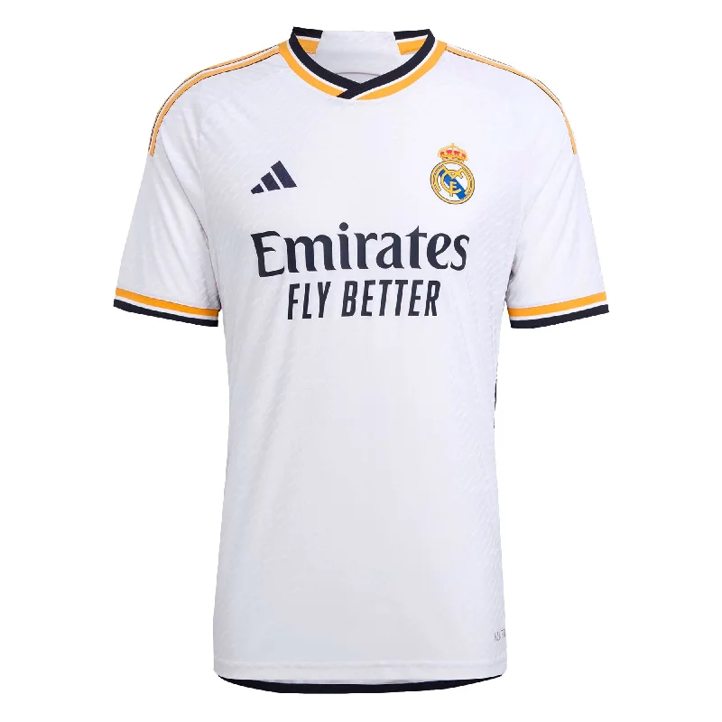 adidas Men's Real Madrid 2023/24 Authentic Home Jersey White/Black