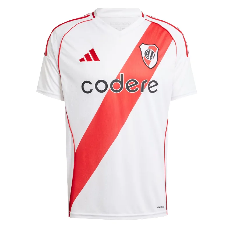 adidas Men's River Plate 2024/25 Home Jersey White/Better Scarlet