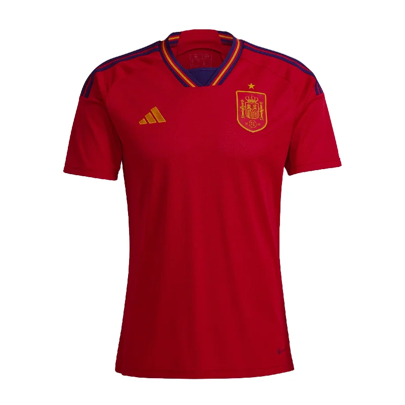 adidas Men's Spain 2022/23 Home Jersey Red/Blue