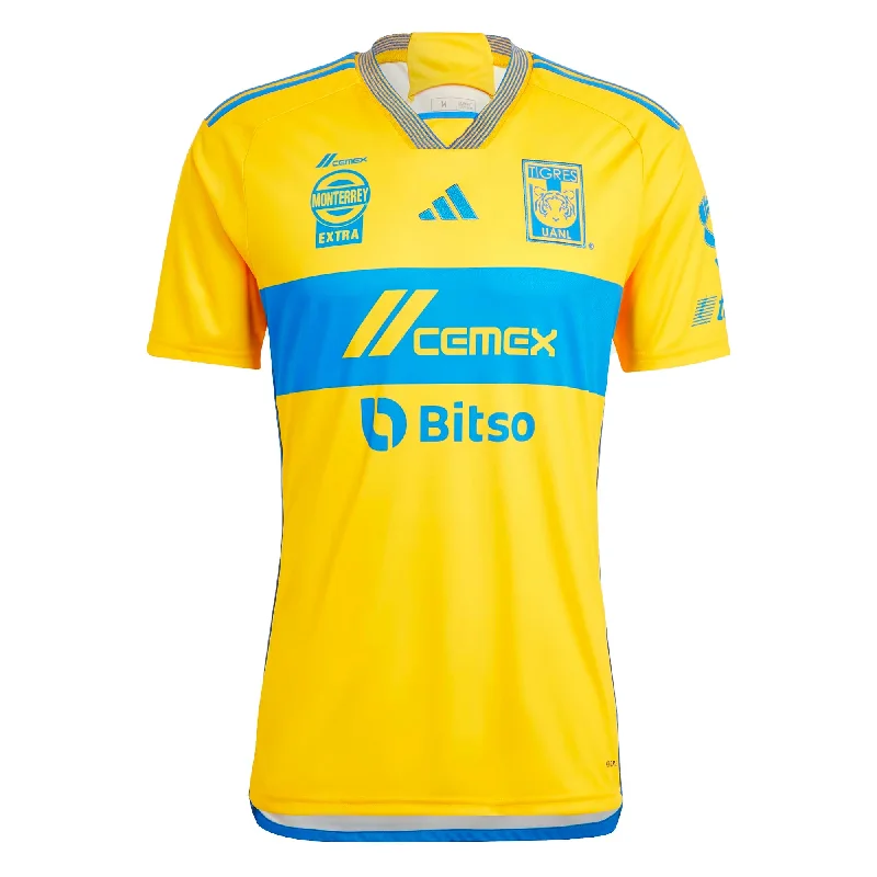 adidas Men's Tigres UANL 2023/24 Home Jersey Gold/Blue