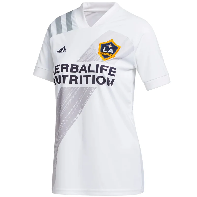 adidas Women's LA Galaxy 2020 Home Jersey White/Grey