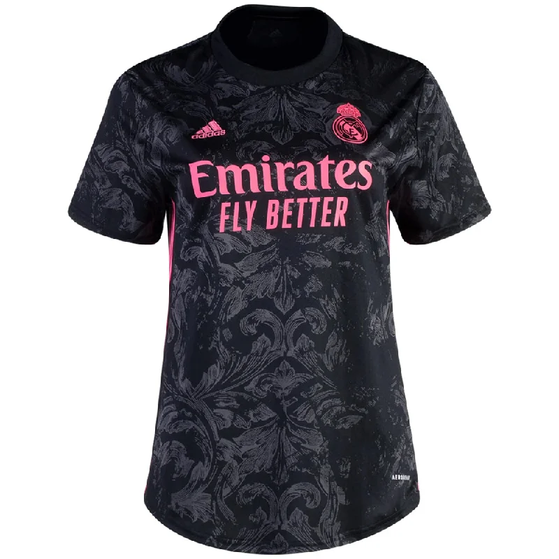 adidas Womens Real Madrid 2020/21 Away Jersey Black