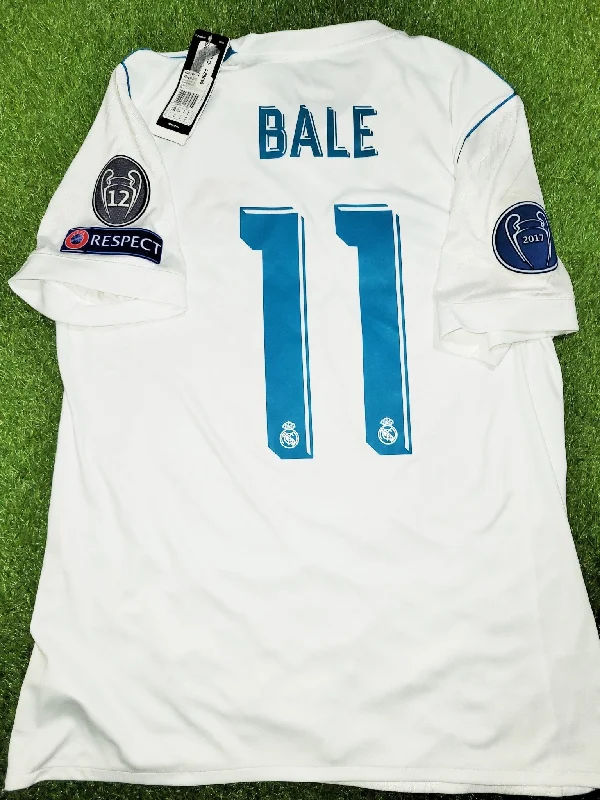 Bale Real Madrid 2017 2018 UEFA FINAL Soccer Jersey Shirt BNWT M SKU# B31106