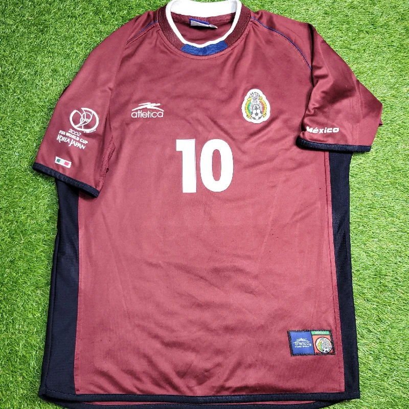 Blanco Mexico 2002 WORLD CUP Atletica Third Soccer Jersey XL