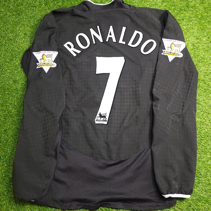 Cristiano Ronaldo Manchester United 2003 2004 Away DEBUT SEASON Soccer Jersey Shirt M SKU# 112678