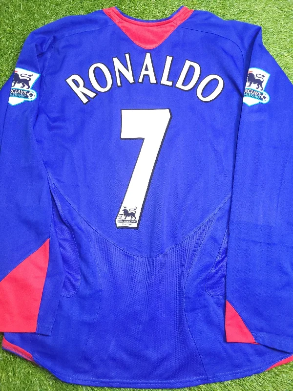 Cristiano Ronaldo Nike Manchester United 2005 2006 Away Long Sleeve Soccer Jersey M SKU# F5DHA 195598