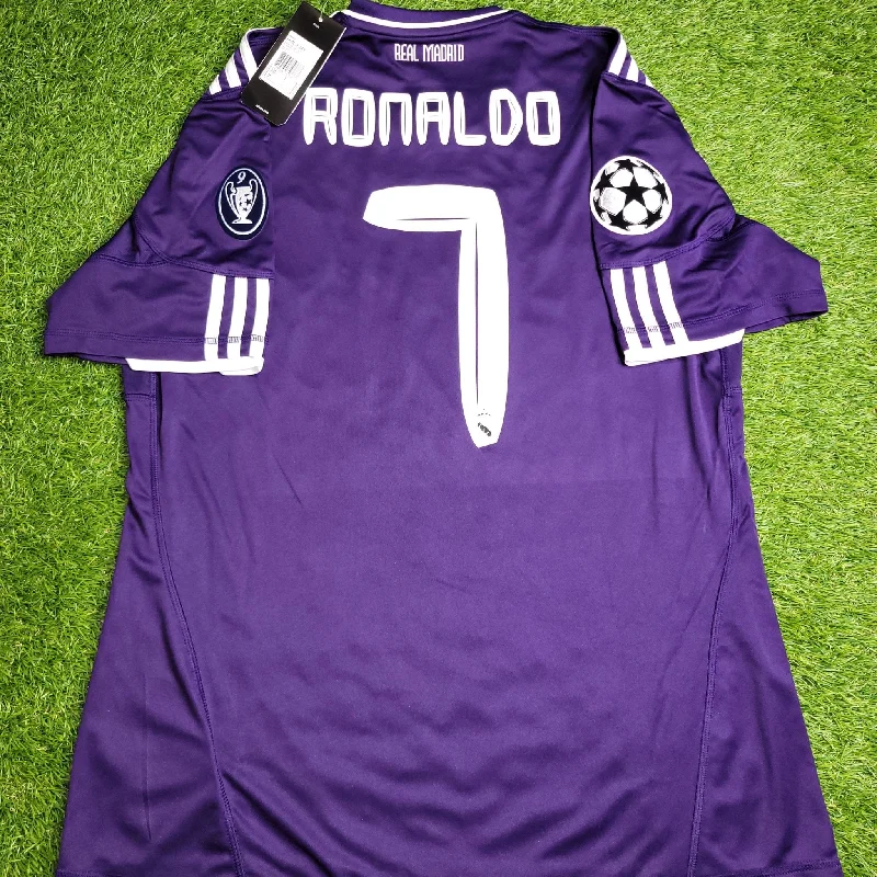 Cristiano Ronaldo Real Madrid 2010 2011 UEFA Third Soccer Jersey Shirt BNWT L SKU# P95678