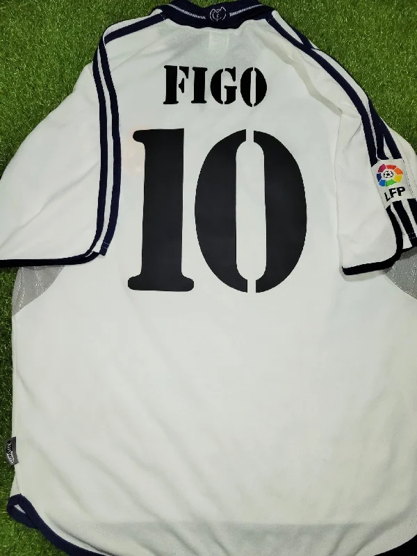 Figo Real Madrid 2000 2001 Soccer Jersey Shirt L SKU# 685331