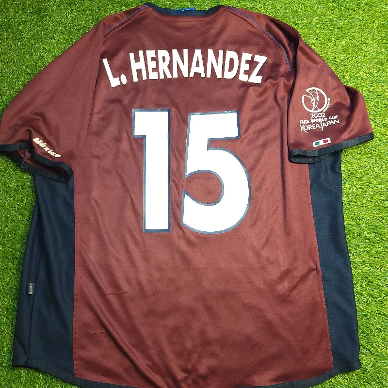 Hernandez Mexico 2002 WORLD CUP Atletica Third Soccer Jersey XL