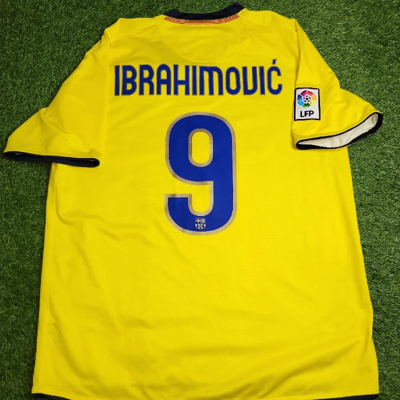 Ibrahimovic Barcelona DEBUT SEASON 2009 2010 Soccer Third Jersey Shirt L SKU# 286787-760