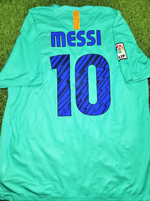 Messi Barcelona 2010 2011 Away Soccer Jersey Shirt XL SKU# 382358-310