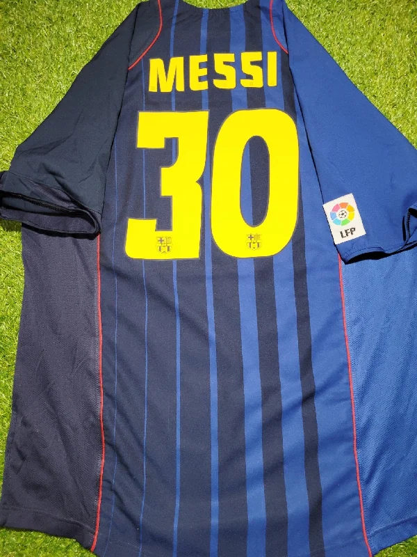 Messi Barcelona DEBUT SEASON 2004 2005 Away Soccer Jersey Shirt XL