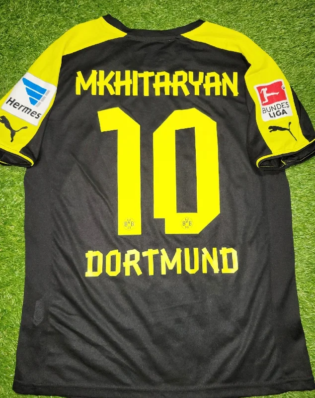 Mkhitaryan Borussia Dortmund 2013 2014 Away Soccer Jersey Shirt M SKU# 743558