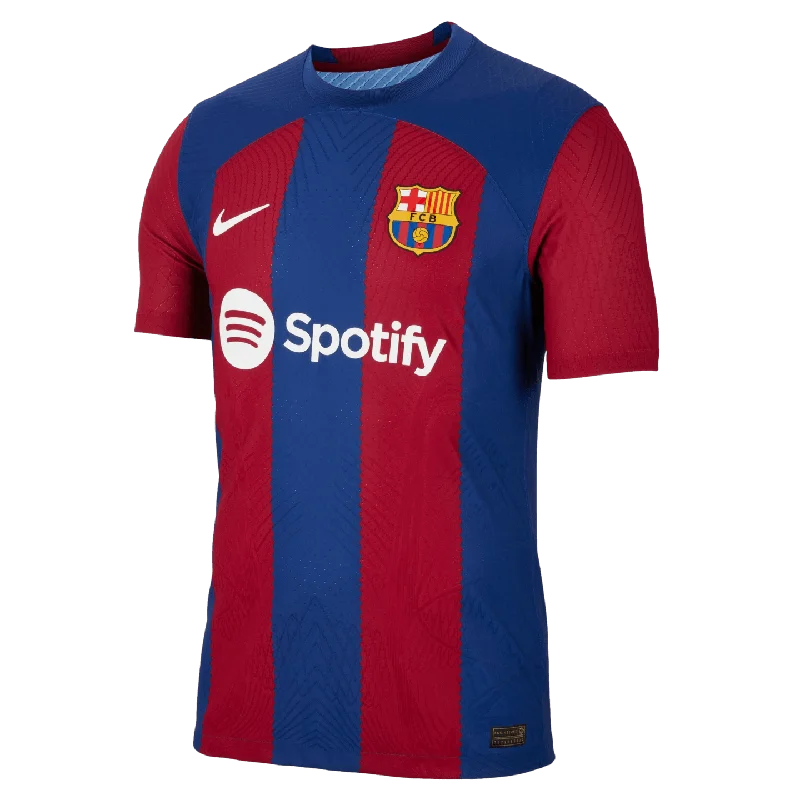 (NIKE-DX2615-456) Nike Barcelona 23/24 Authentic Home Jersey [DEEP ROYAL BLUE/NOBLE RED/WHITE] (Launch 6/5/23)