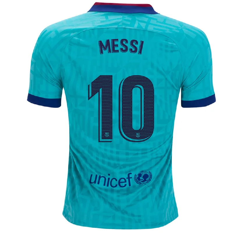 Nike Kids Barcelona FC 19/20 Messi Third Jersey Cabana/Deep Royal Blue