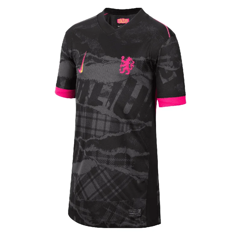 Nike Kids Chelsea 2024/25 Third Jersey Black/Pink