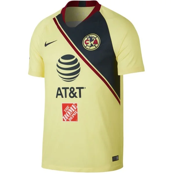 Nike Kids Club America 18/19 Home Jersey Lemon Chiffon/Gym Red/Armory Navy