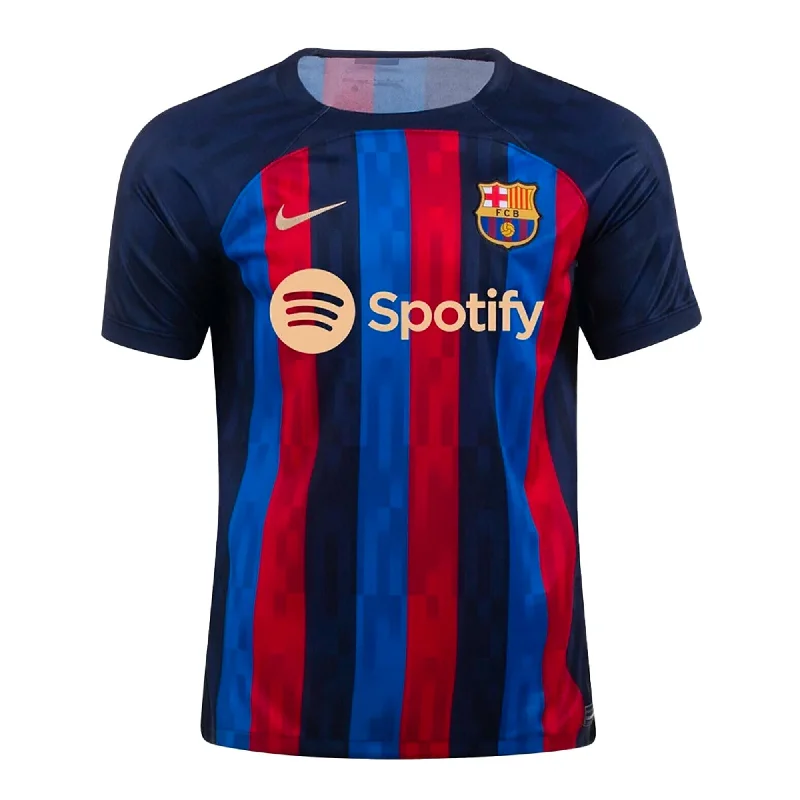 Nike Kids FC Barcelona 2022/23 Home Jersey Obsidian/Sesame