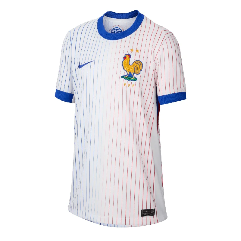 Nike Kids France 2024/25 Away Jersey White/Bright Blue