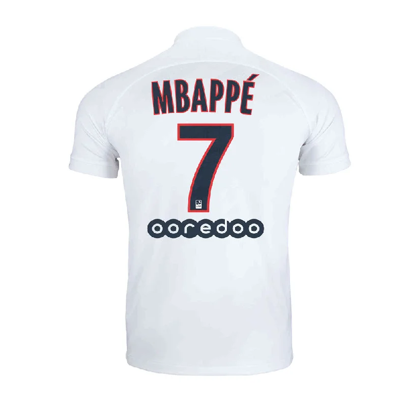 Nike Kids Paris Saint-Germain 19/20 Kylian Mbappe Third Jersey White/University Red