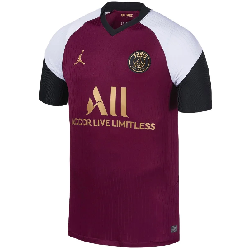 Nike Kids Paris Saint-Germain 2020/21 Third Jersey Bordeaux/Truly Gold