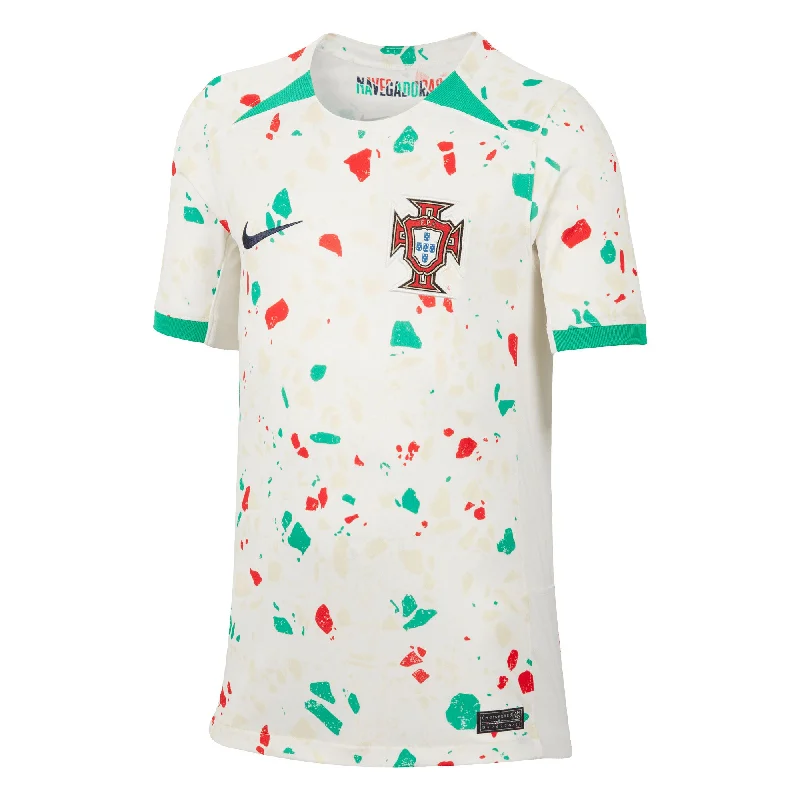 Nike Kids Portugal 2023/24 Away Jersey Sail/Green