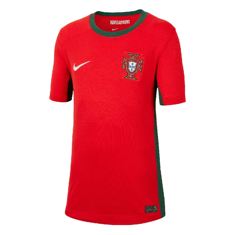 Nike Kids Portugal 2023/24 Home Jersey Red/Green