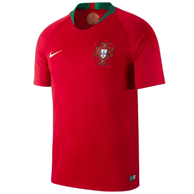 Nike Kids Portugal Home Jersey 18/19 GymRed/GorgeGreen