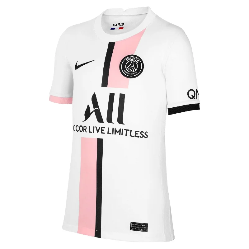 Nike Kids PSG 2021/22 Away Jersey White/Artic Punch