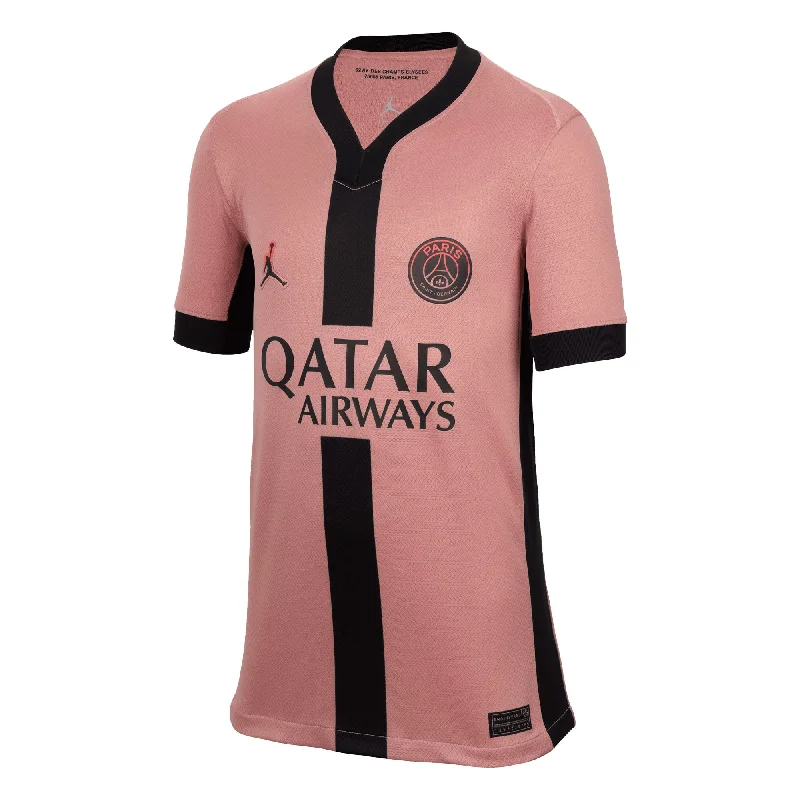 Nike Kids PSG 2024/25 Third Jersey Rust Pink/Black