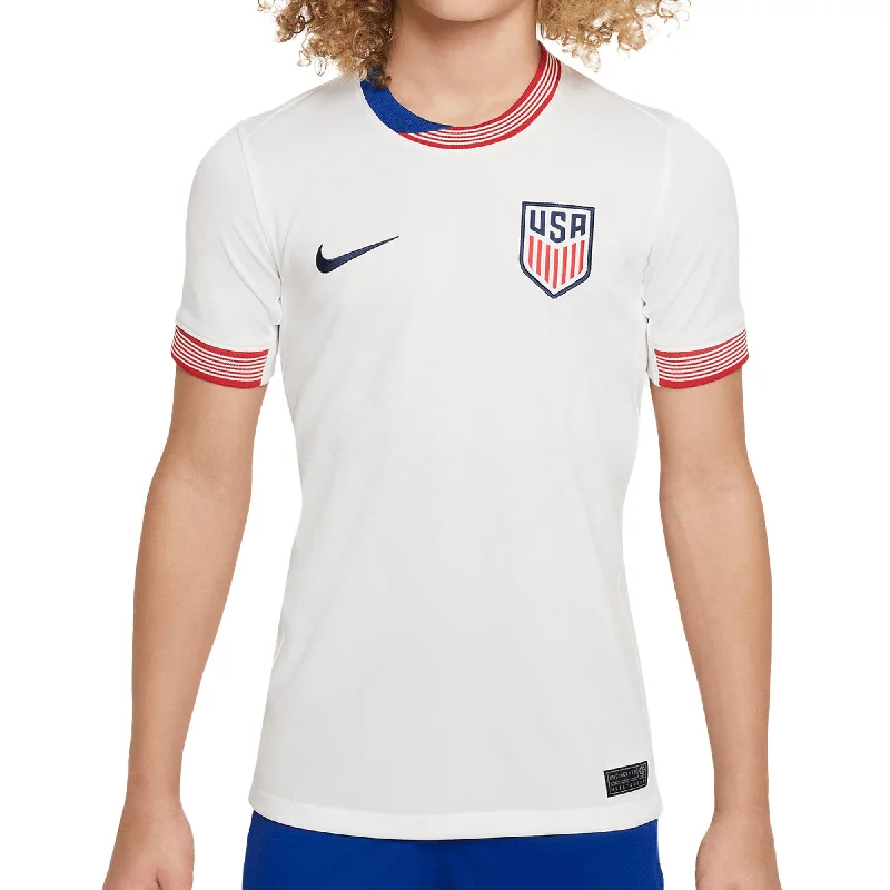 Nike Kids USA 2024/25 Home Jersey White