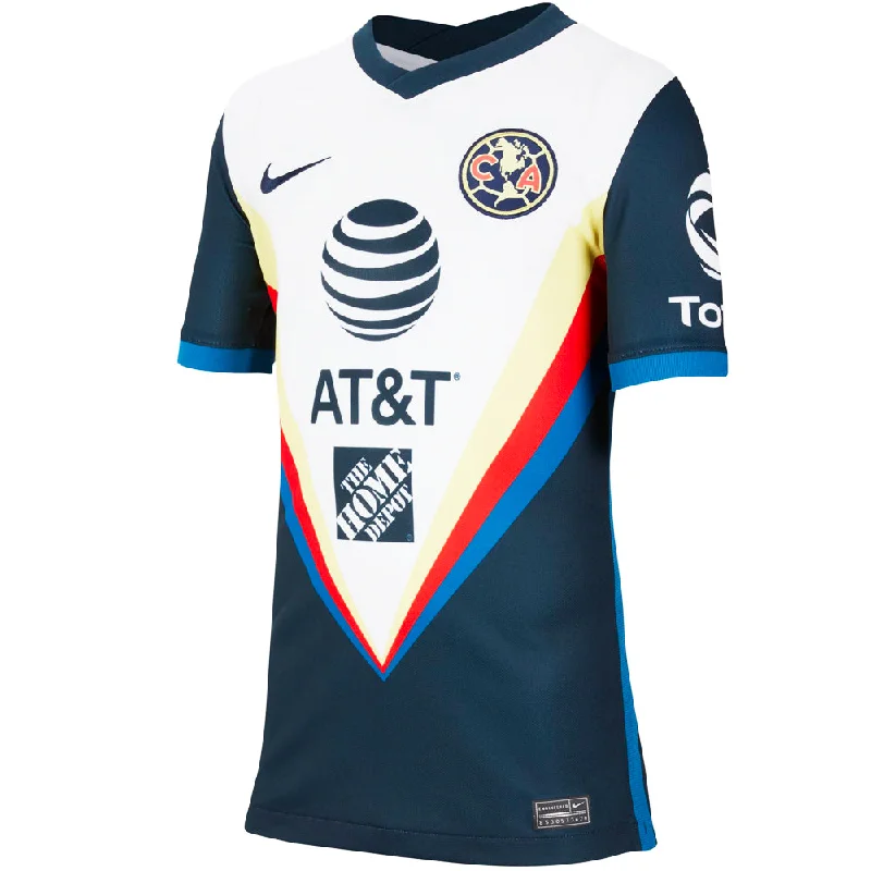 Nike Men's Club America 20/21 Away Jersey Armory Navy/White