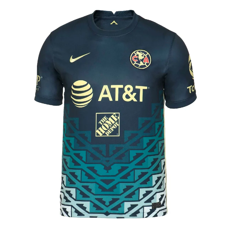 Nike Men's Club America 2021/22 Away Jersey Armory Navy/Lemon Chiffon