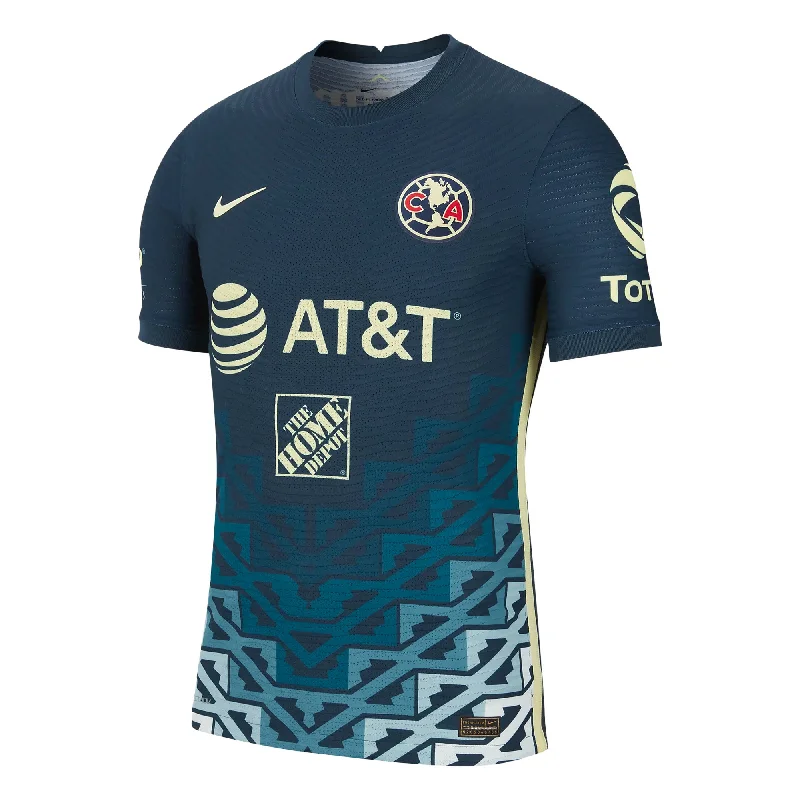 Nike Men's Club America 2021/22 Dri-FIT ADV Away Match Jersey Armory Navy/Lemon Chiffon