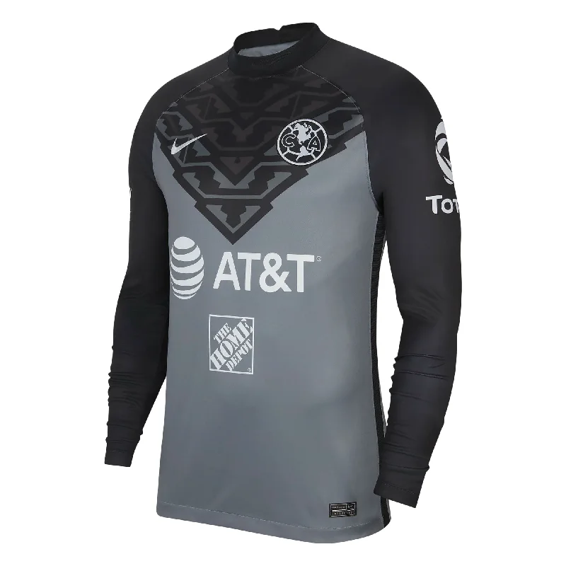 Nike Men's Club America 2021/22 Long Sleeve Goalkeeper Jersey Black/Grey