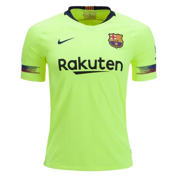 Nike Men's FC Barcelona 18/19 Away Jersey Volt/Deep Royal Blue