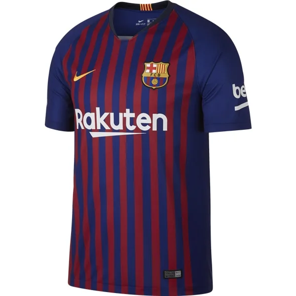 Nike Men's FC Barcelona 18/19 Home Jersey Deep Royal/University Gold