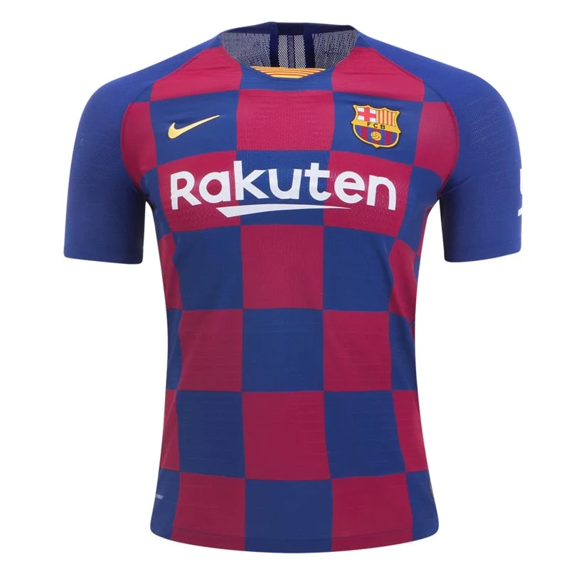 Nike Men's FC Barcelona 19/20 Authentic Home Jersey Deep Royal/Varsity Maize