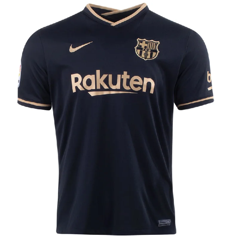 Nike Men's FC Barcelona 20/21 Away Jersey Black/Gold