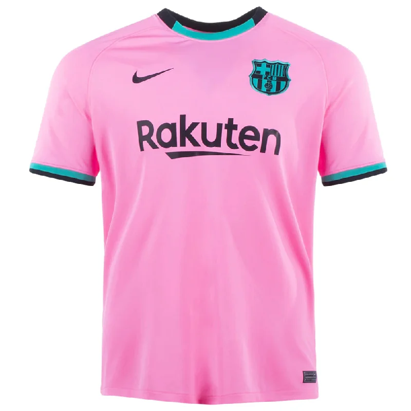 Nike Men's FC Barcelona 20/21 Third Jersey Pink Beam/Black