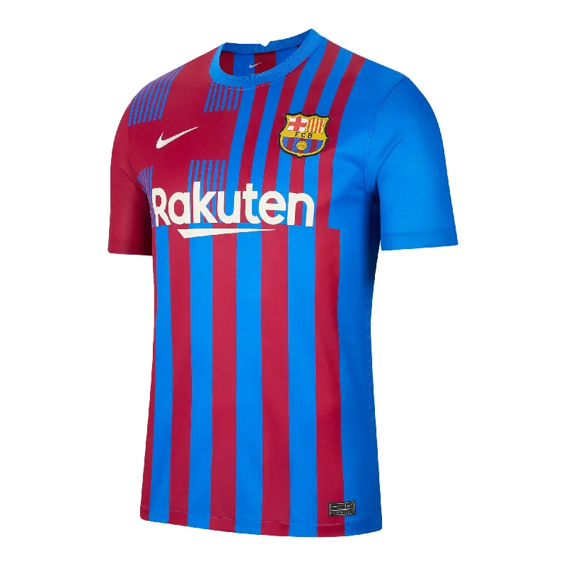 Nike Men's FC Barcelona 2021/22 Home Jersey Soar/Pale Ivory