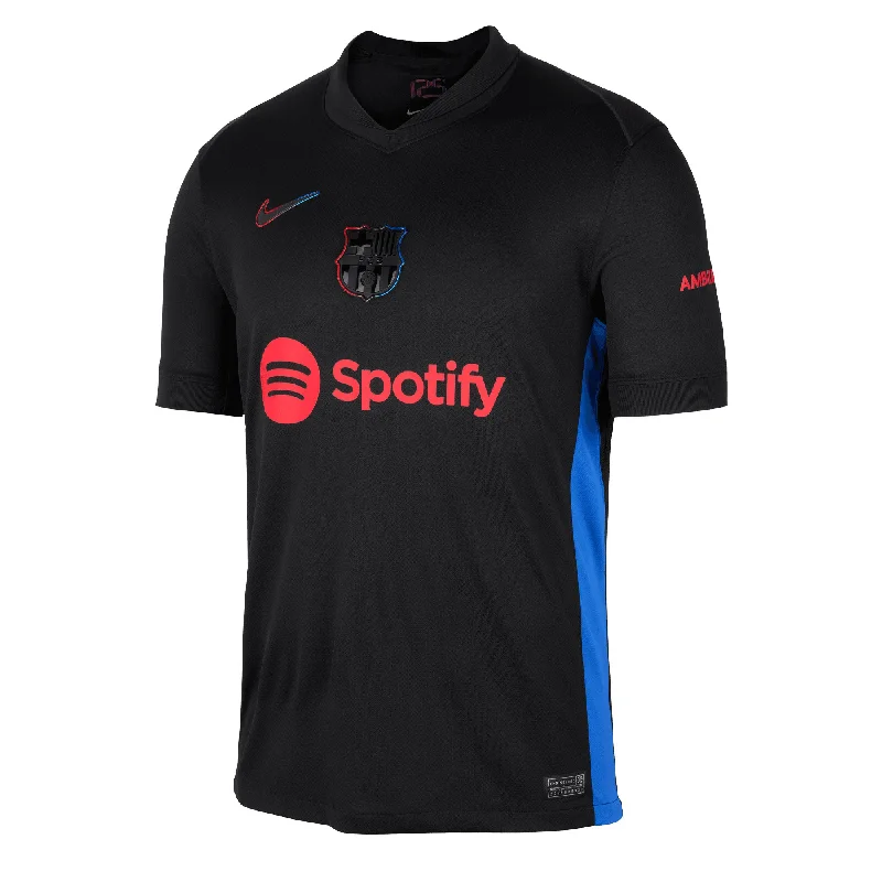 Nike Men's FC Barcelona 2024/25 Away Jersey Black/Red